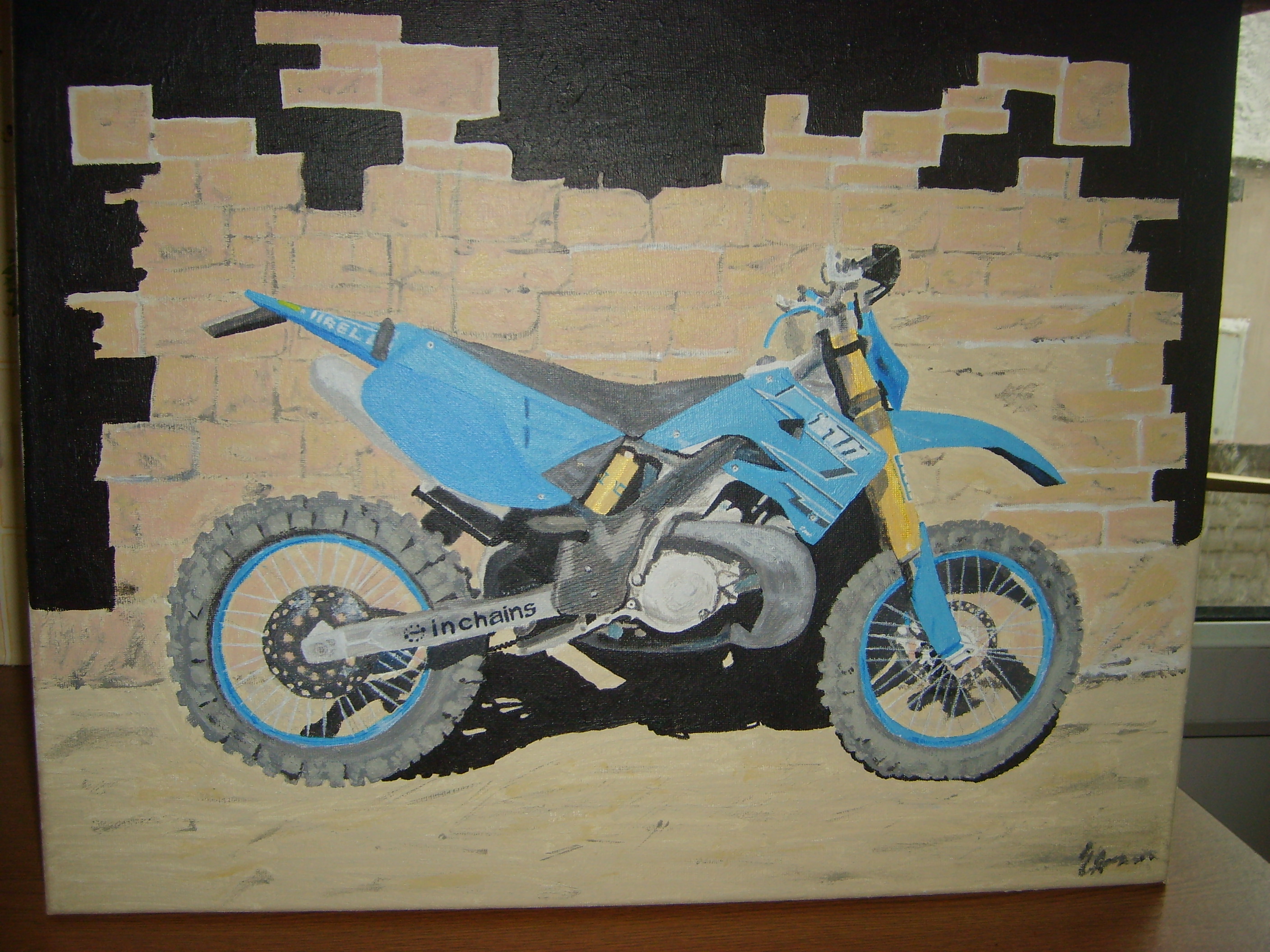 Motorbike Painting