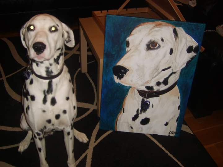 Custom dog portrait