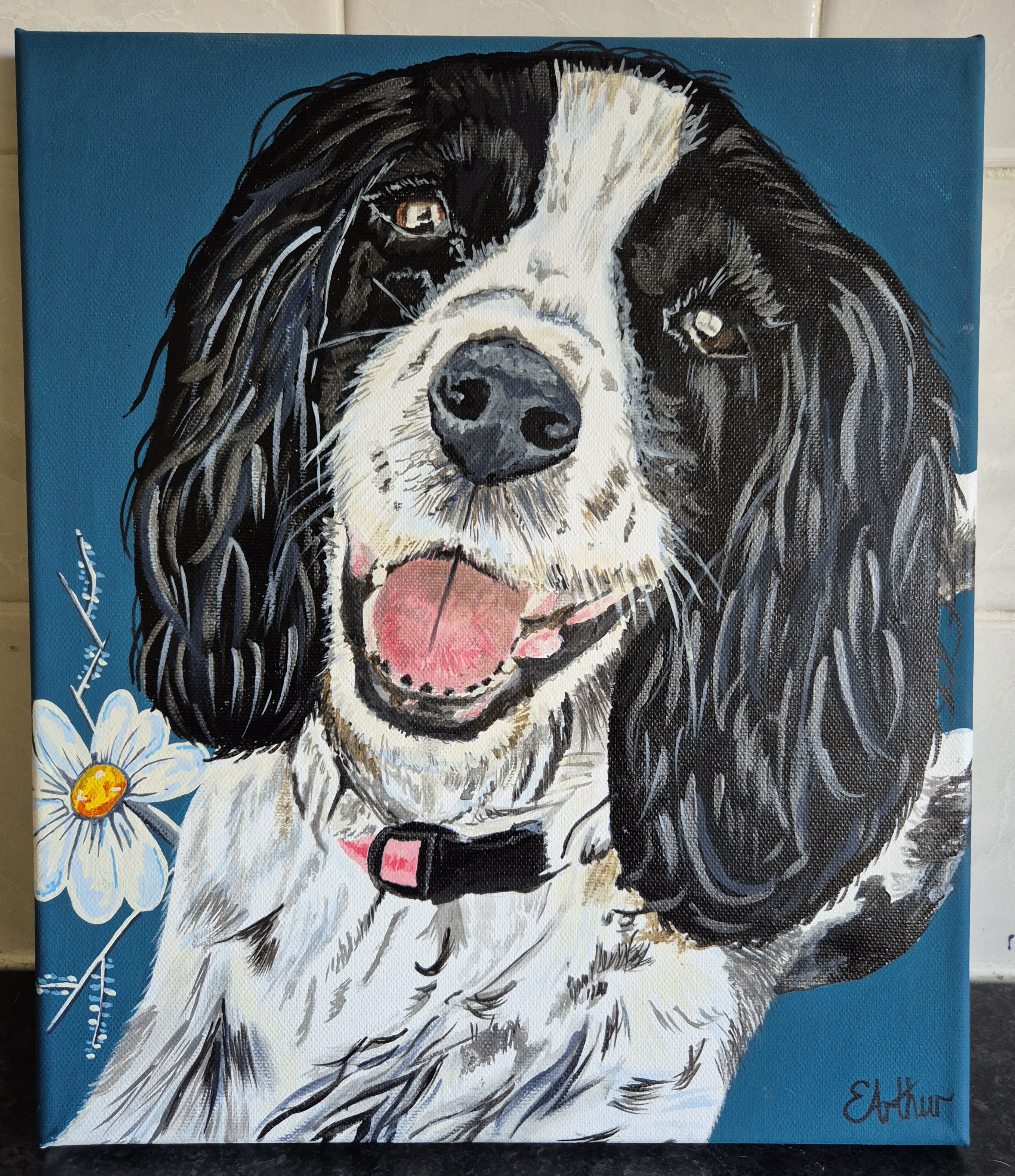 Custom dog portrait