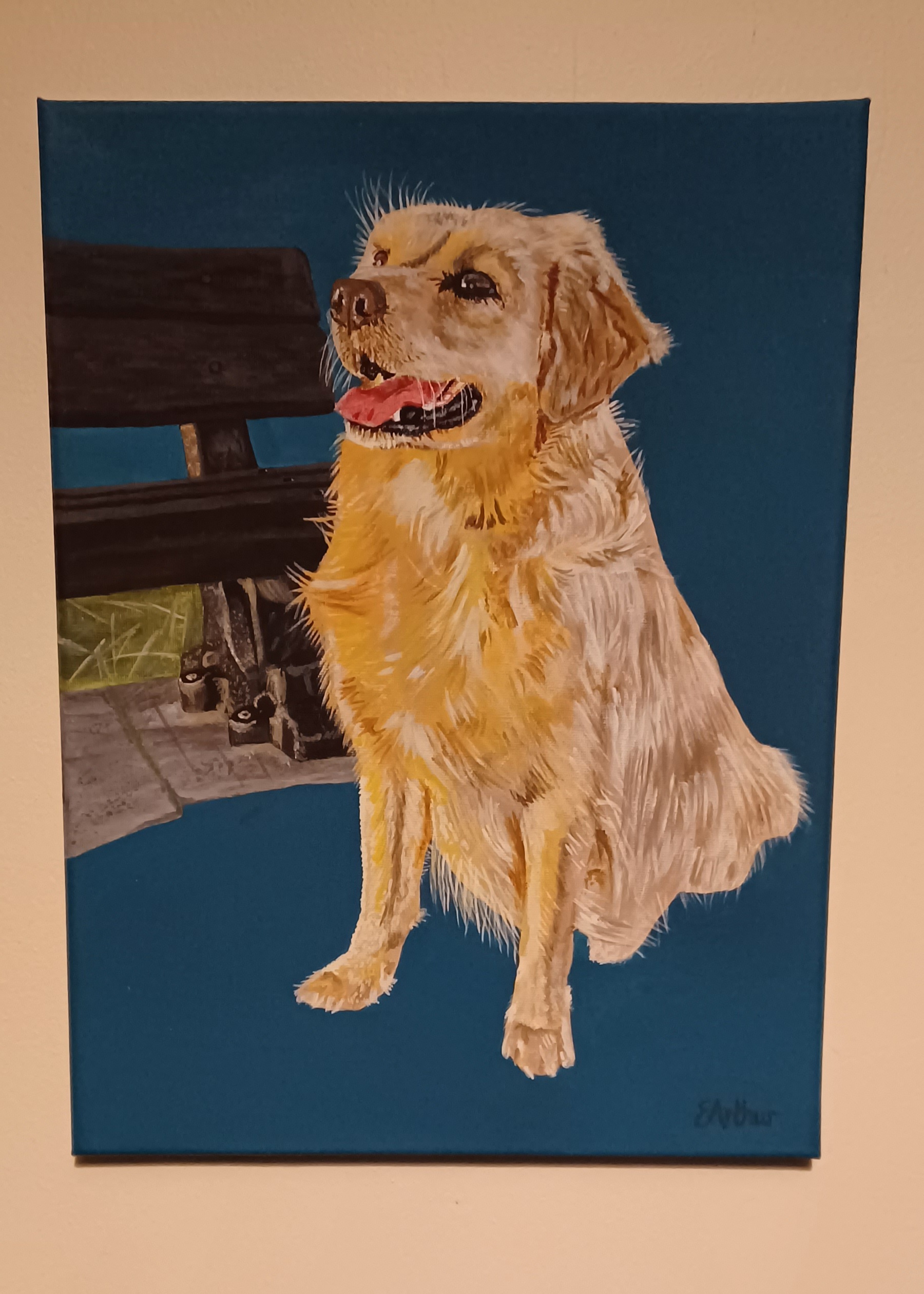 Custom dog portrait