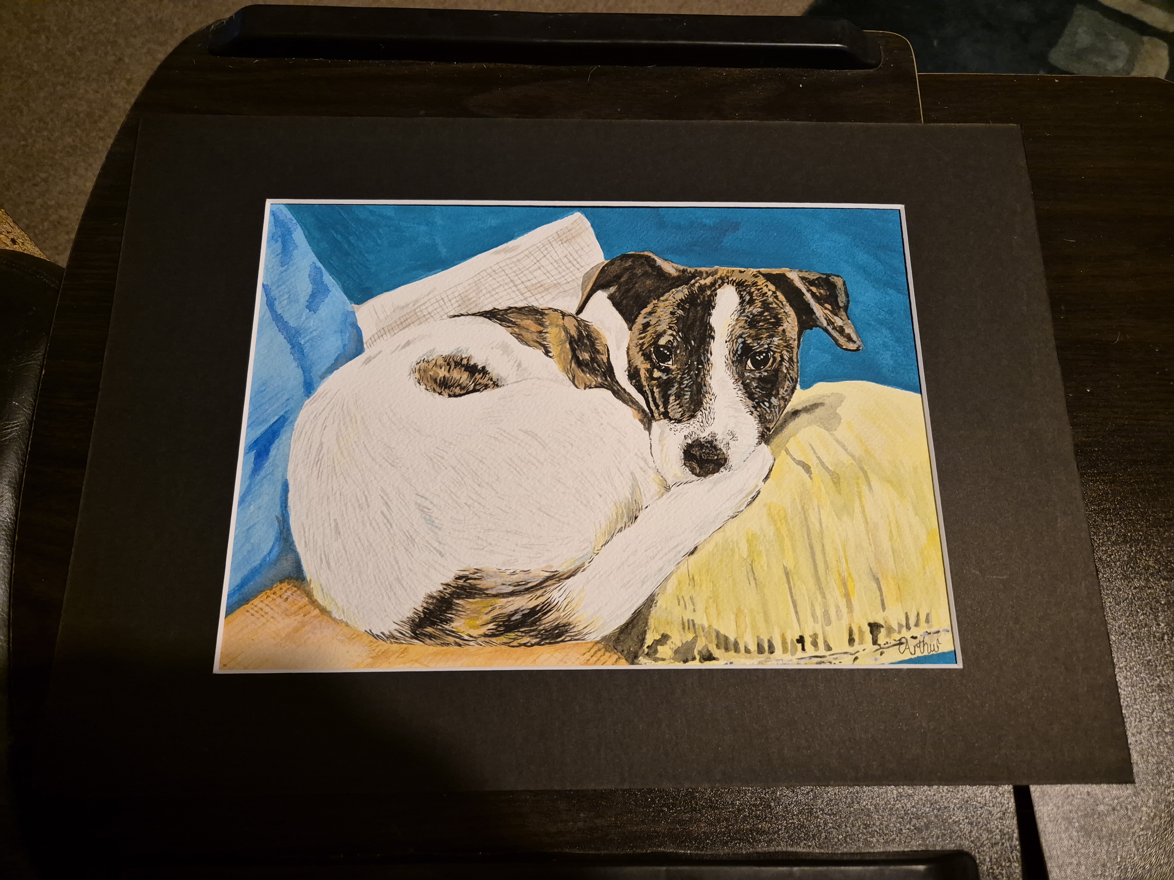 Custom dog portrait