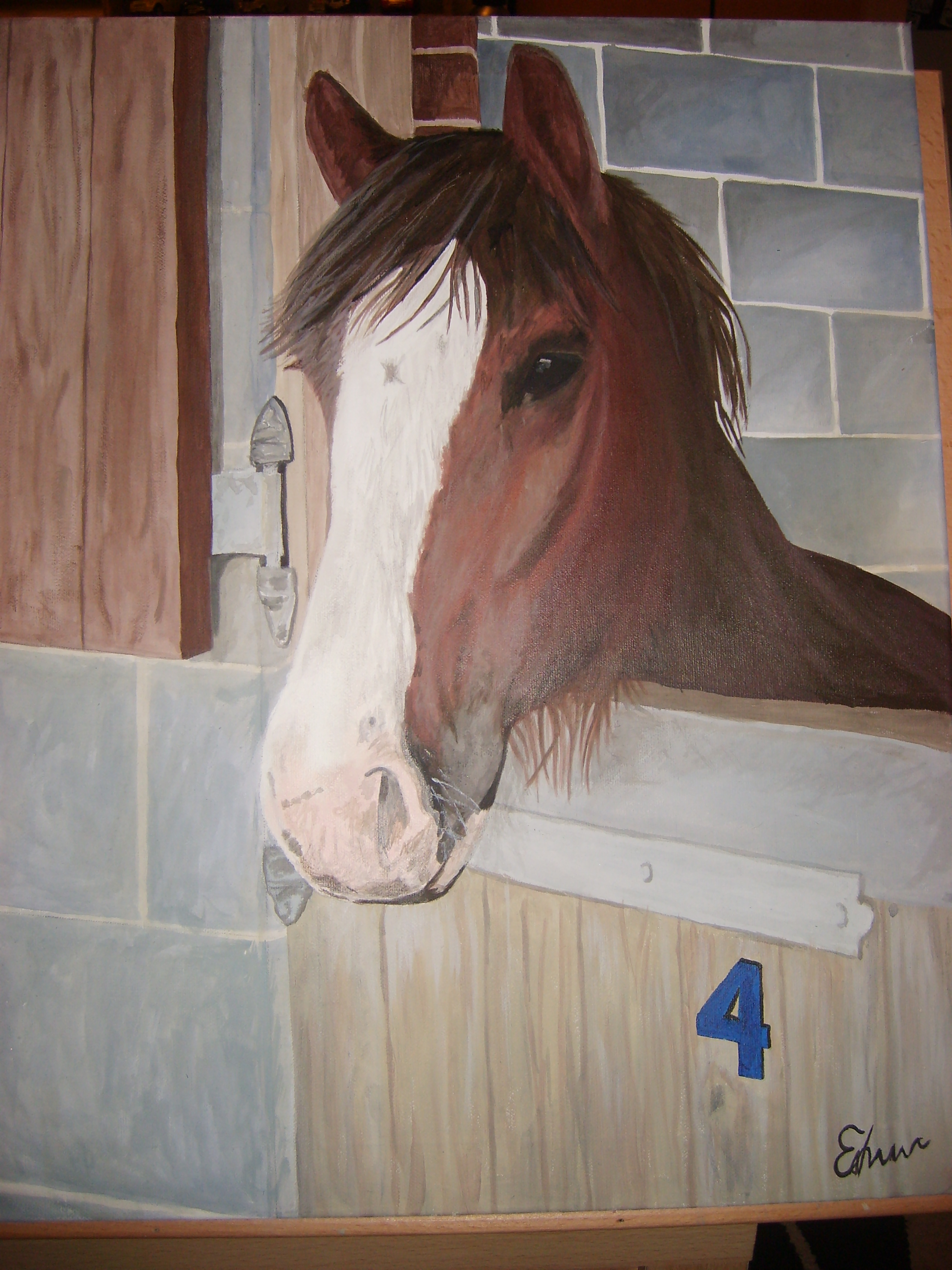 Custom horse portrait
